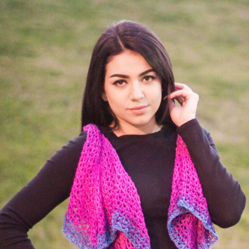 Embossed Crochet Boho Vest