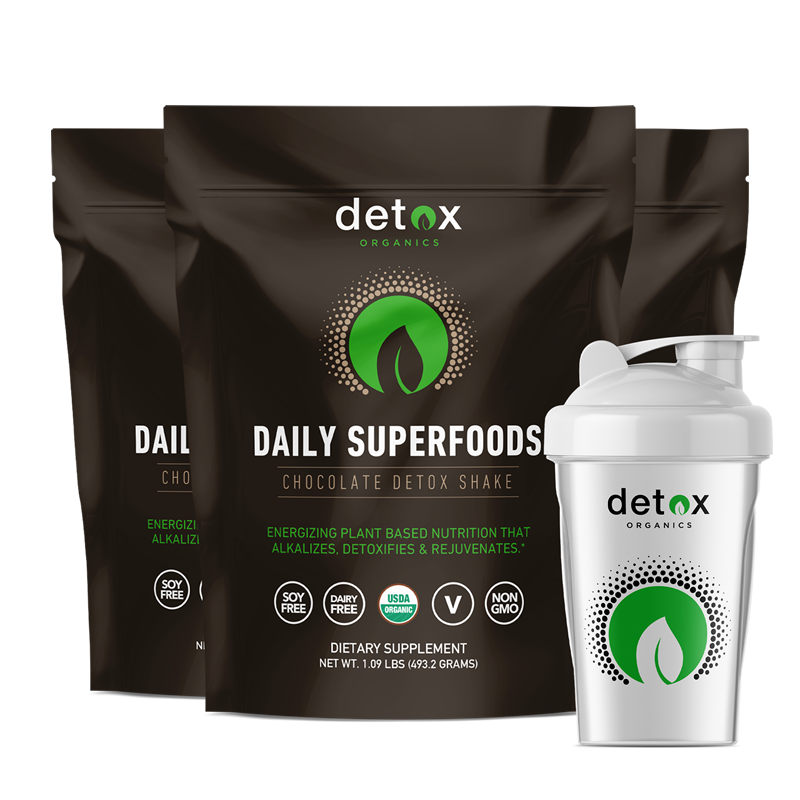 Three bags of Daily Superfoods