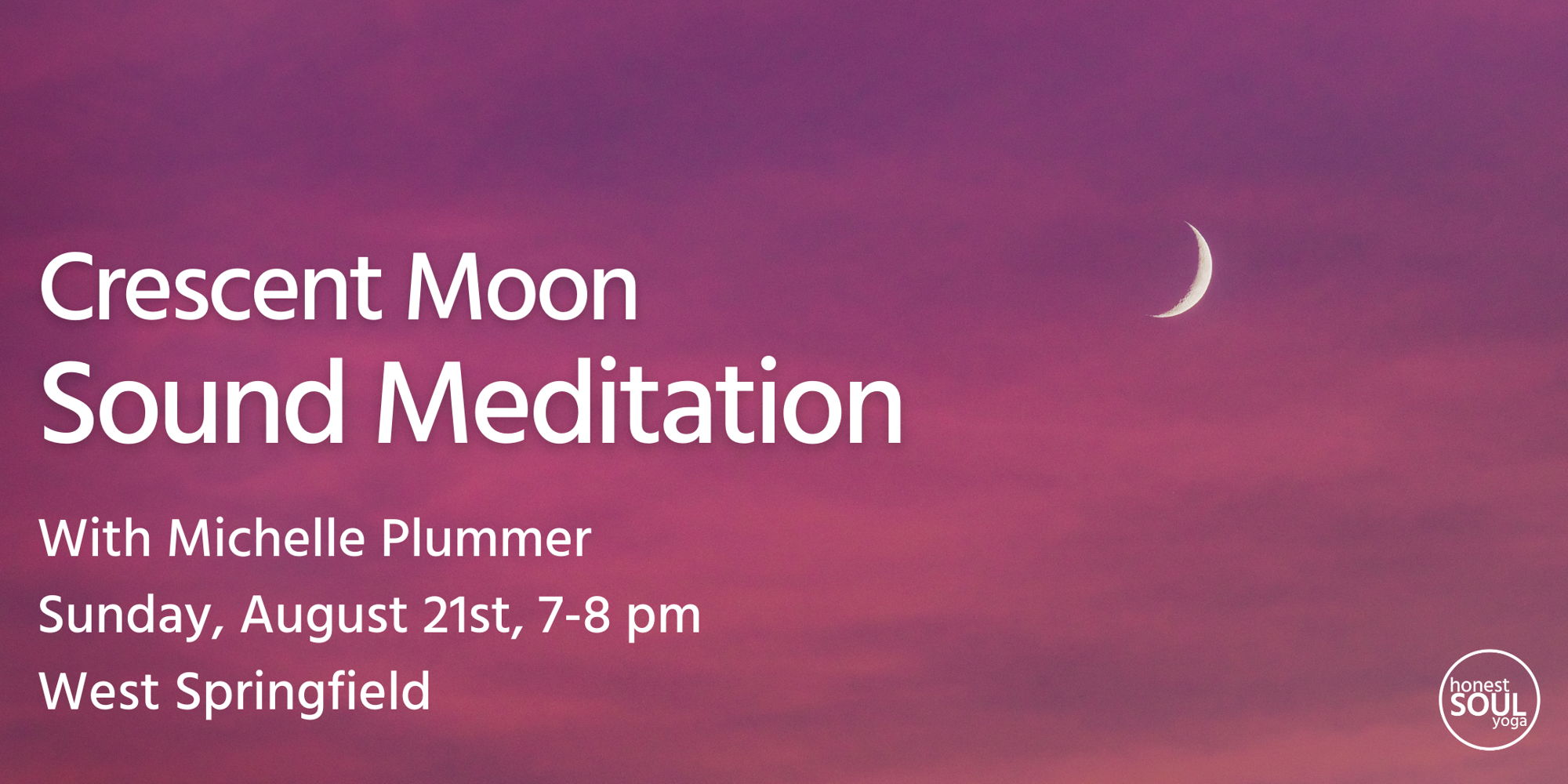 Crescent Moon Sound Meditation promotional image