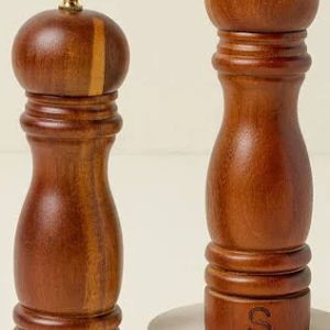 Wood Salt & Pepper Grinder Set