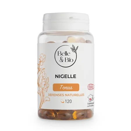 Huile de nigelle bio en capsules par Belle & Bio