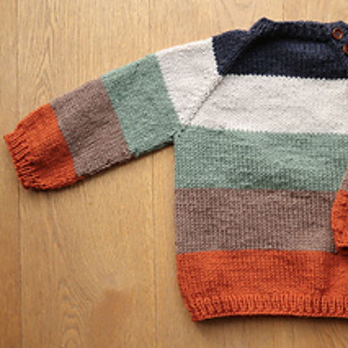 Paint Colorblock Boy Knit Sweaters