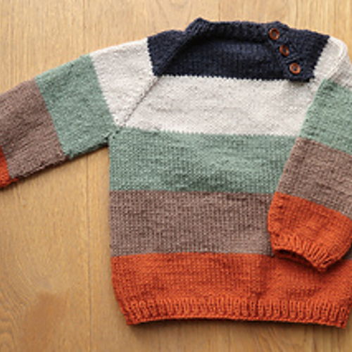 Suéteres de malha Paint Colorblock Boy