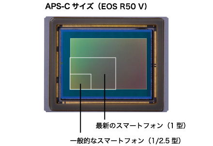 大型CMOSセンサーサイズ