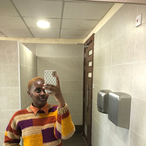 Tetris gehaakte trui