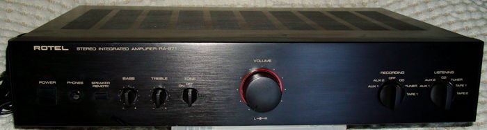 Excellent ROTEL RA-970 Integrated Amp 60 RMS watts per ...