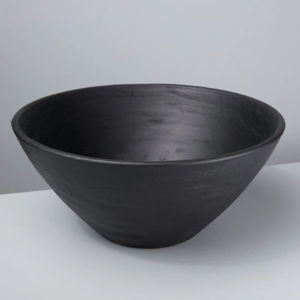 BOWL BLACK MANGO WOOD