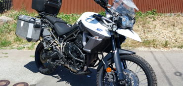 2016 TRIUMPH TIGER 800 XCX HIGH motorcycle for rent near Oakland, CA