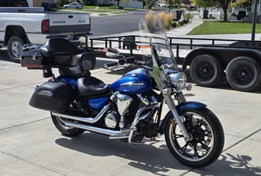 2012 YAMAHA V STAR 950 TOURER motorcycle for rent near Eagle Mountain, UT