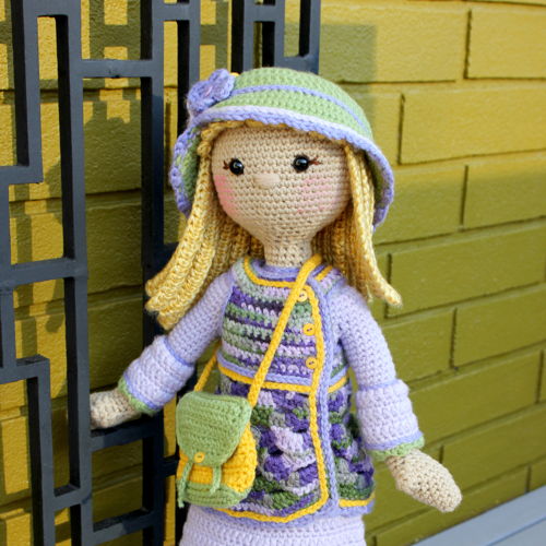 Kaila Large Crochet Doll Pattern, 21"/53cm Tall, Amigurumi