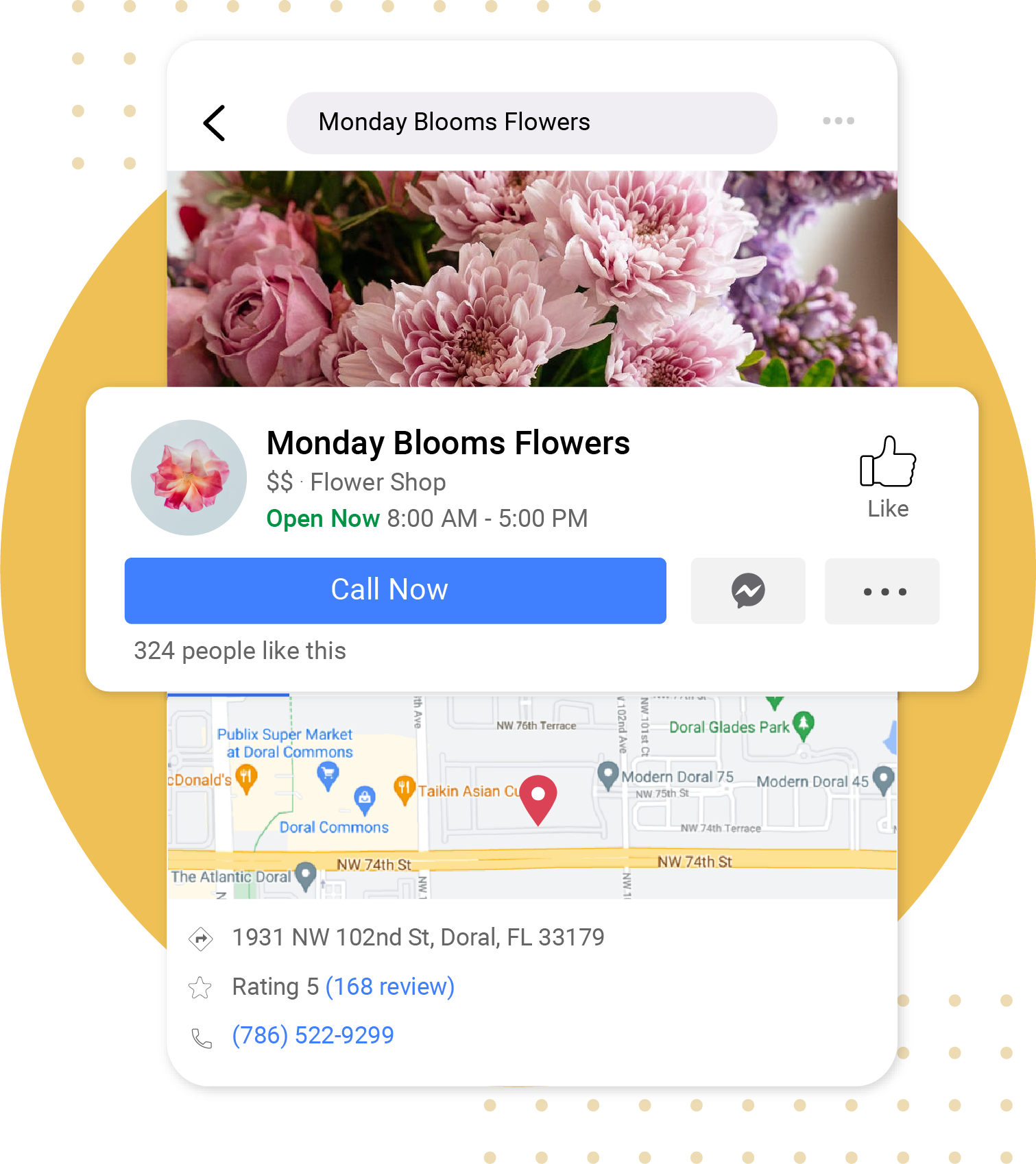 flower shop business listing