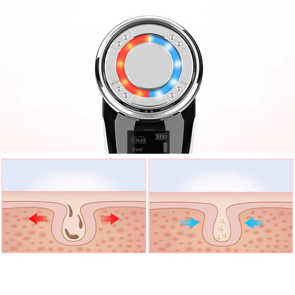 WunderHaut Anti-Aging Genius™ mit Radiofrequenz, LED Licht- und Mesotherapie, EMS und Elektroporation