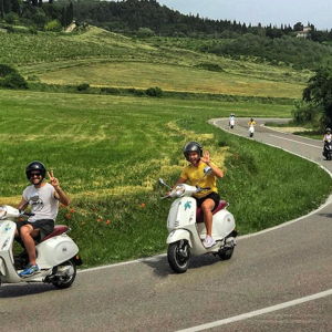 Vespas in France