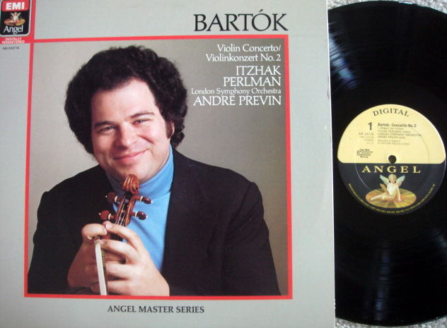 EMI Angel Digital / PERLMAN, - Bartok Violin Conerto No...