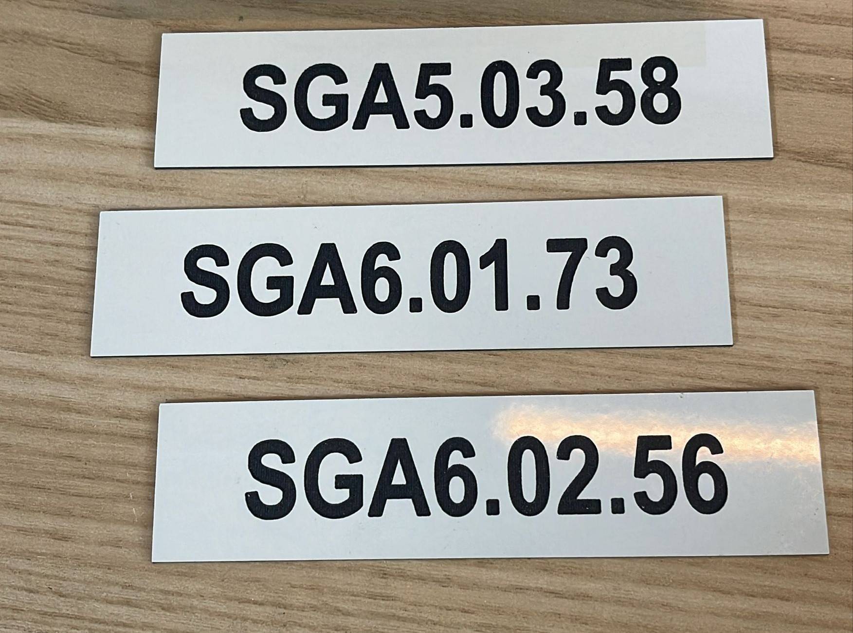 Acrylic Base Engraving Label