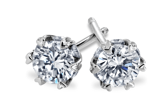 diamond stud earrings