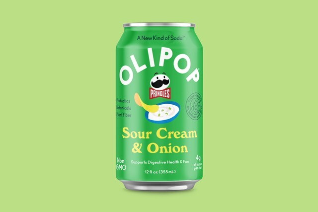 Olipop Partners With Pringles, Announces Limited Edition Sour Cream and Onion Soda