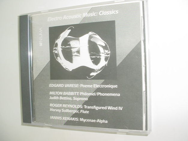 NEUMA  - Electro Acoustic Music Classics cd digital 1990