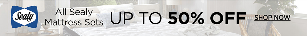 up to 50% off Sealy Mattress Sets