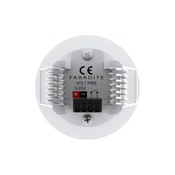 Faradite Motion Sensor 360 Volt Free Dry Contact terminals