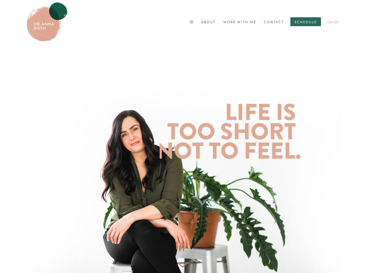 Screenshot of Dr. Anna Roth, from the yoga websites collection.