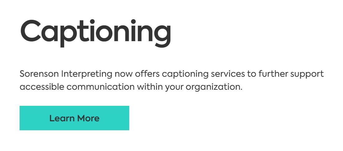 Sorenson product / service