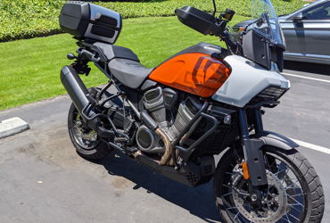 2021 HARLEY-DAVIDSON PAN AMERICA motorcycle for rent near Hollywood Beach, FL