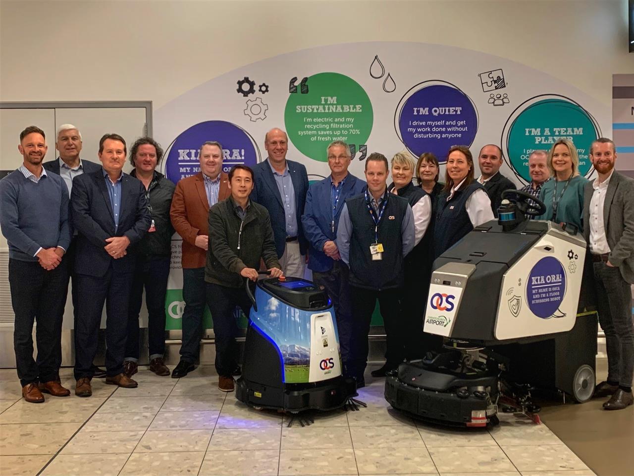 Providing Christchurch International Airport with Co-botic cleaning technology