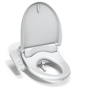 TOTO WASHLET A2 Electronic Bidet Toilet Seat with Heated Seat and SoftClose Lid, Elongated, Cotton White - SW3004#01