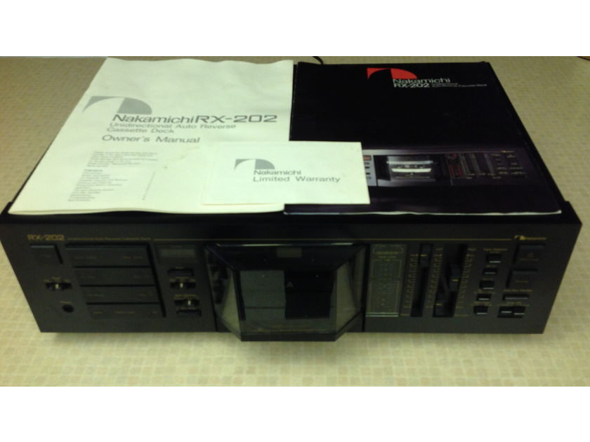 Nakamichi RX202 Unidirectional Auto Reverse Cassette Deck