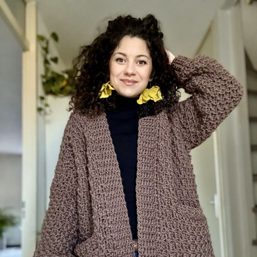 Crochet Your Own Cozy Cardigan - Dare To Be Cozy Cardigan