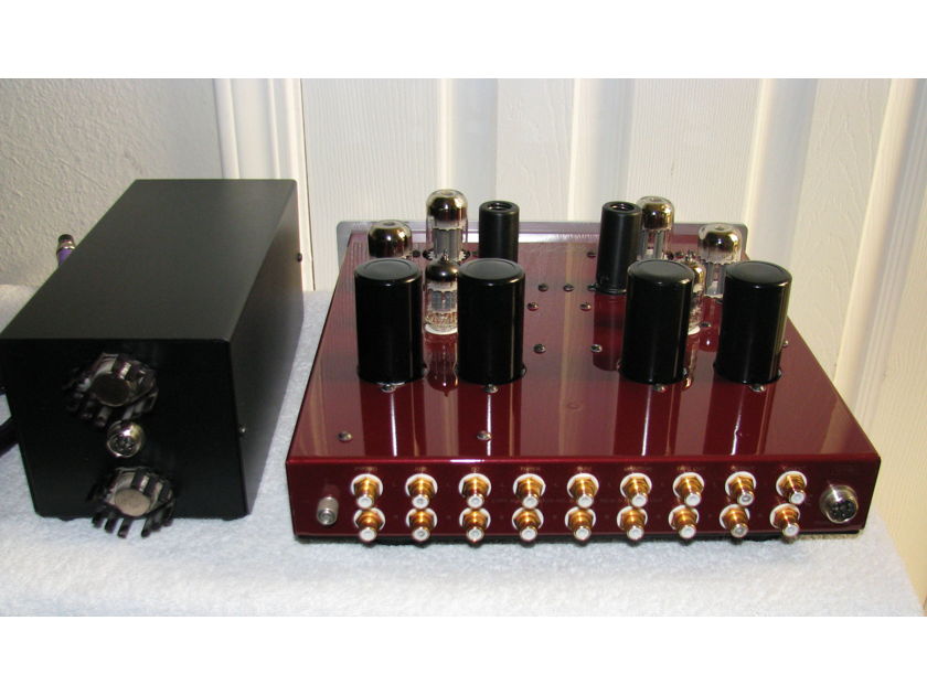 Cary SLP-98 Tube Preamplifier With Phono Stage, Remote, and Premium Mods + Silver Umblical Cable