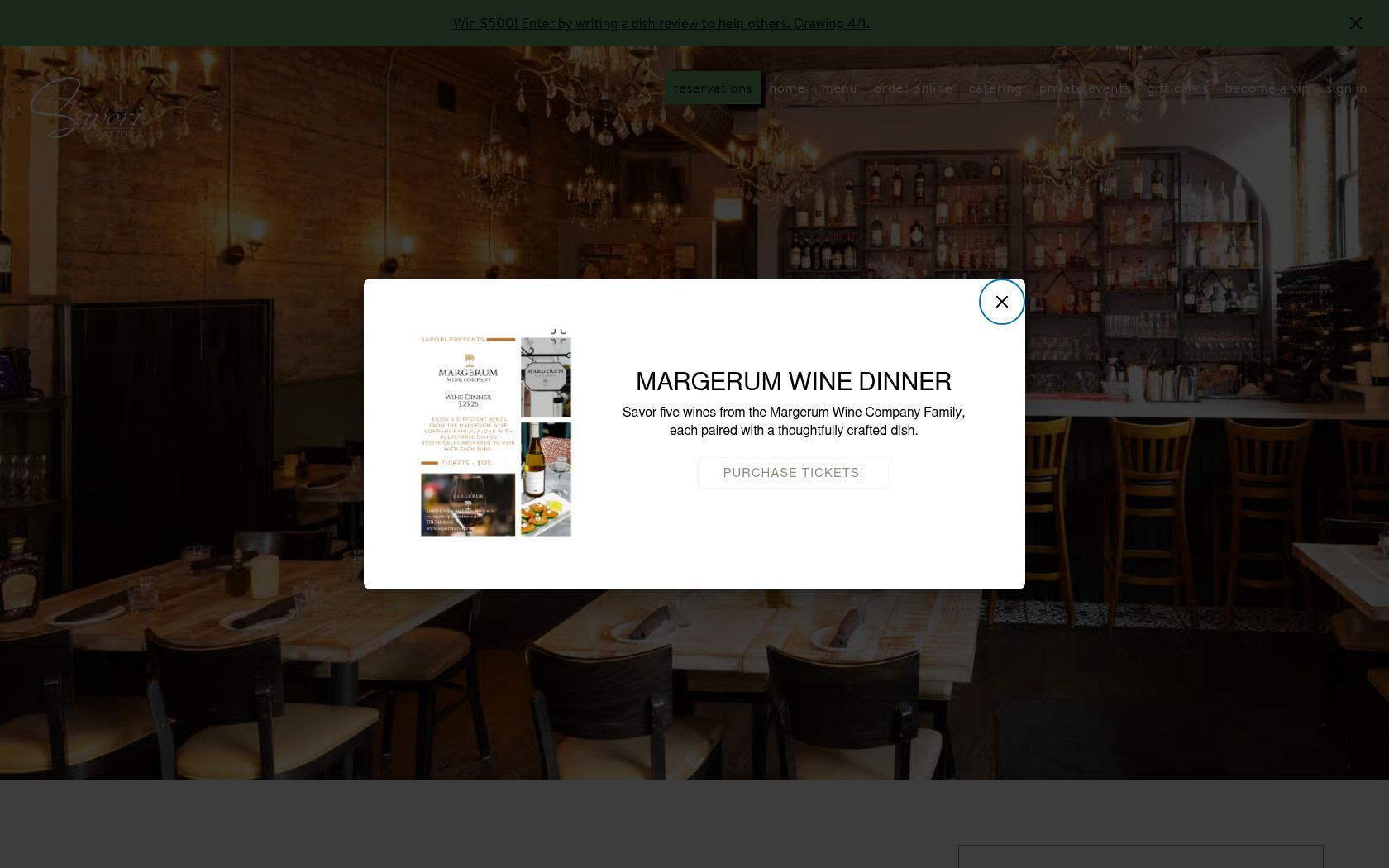 Home - Sapori Trattoria - Italian Restaurant in Chicago