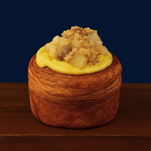 Supreme Apple Crumble Custard Croissant