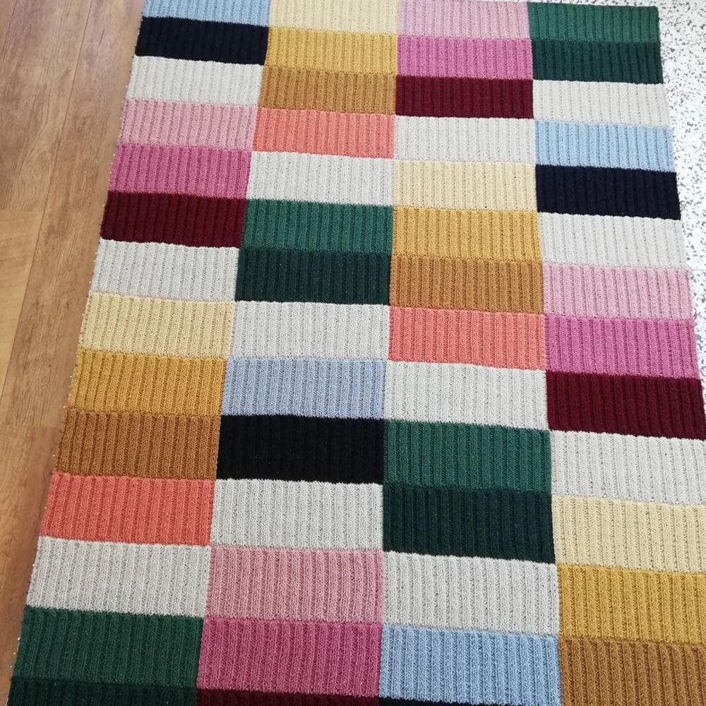 Patchwork Earth deken