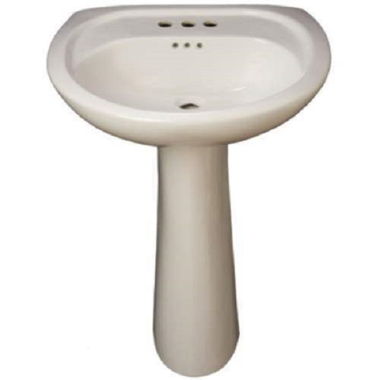 PEDESTAL SINK-WHITE PEDESTAL SINK-WHITE