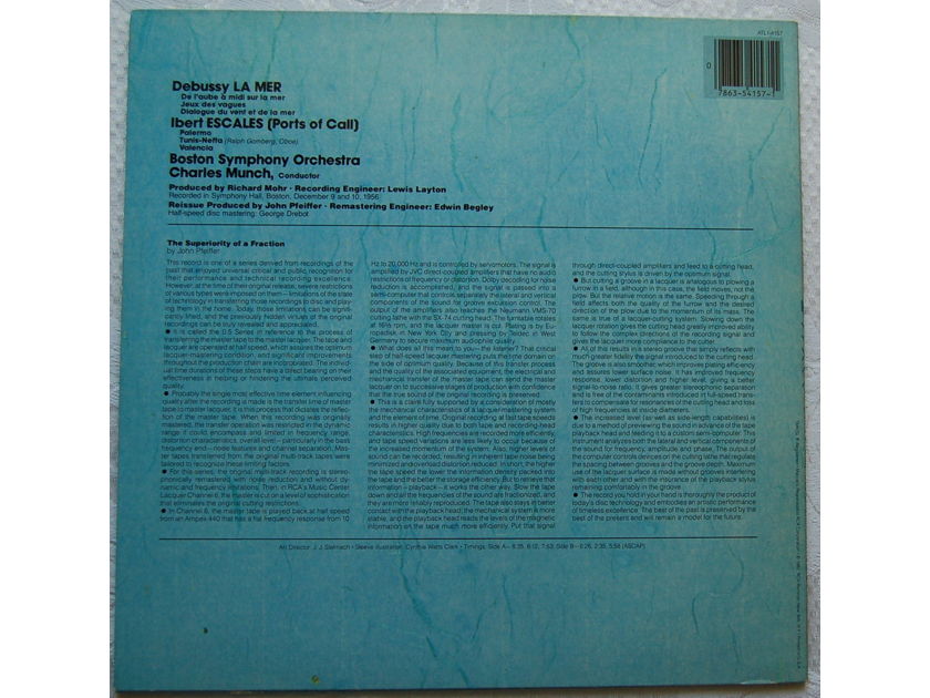 DEBUSSY / Munch - - "La Mer" - RCA .5 Series 1982 Audiophile
