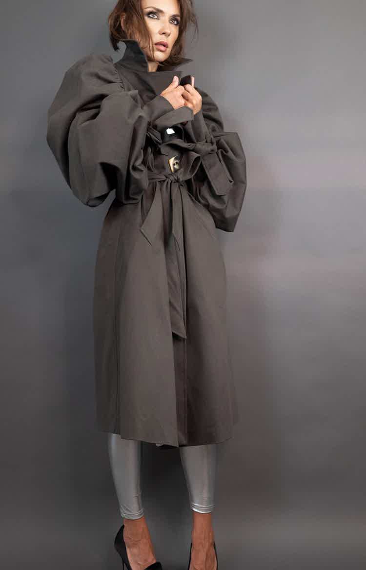 About A Girl Trench Coat