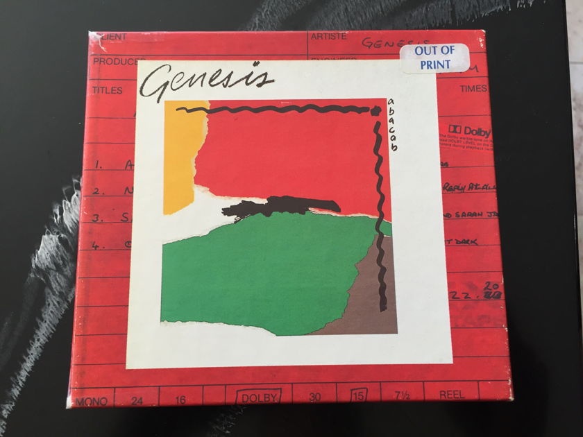 Genesis  Abacab 24k gold cd  - Atlantic box limited  Hard to find  free shipping