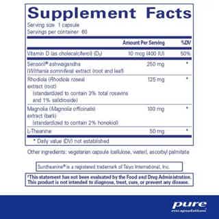 Cortisol Calm Pure Encapsulations image 2