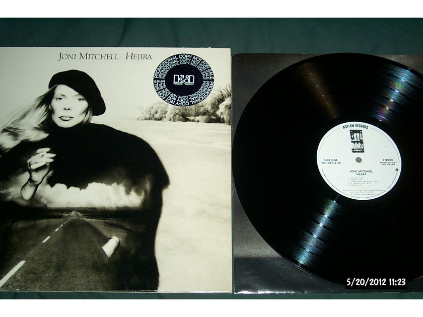 Joni Mitchell - Hejira White Label Promo  LP NM Asylum Label