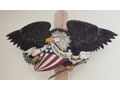 Hand Carved American Eagle Wall Hanging by Garton Originals