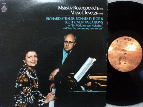 EMI Angel / ROSTROPOVICH-DEVETZI, - Strauss Cello Sonat...