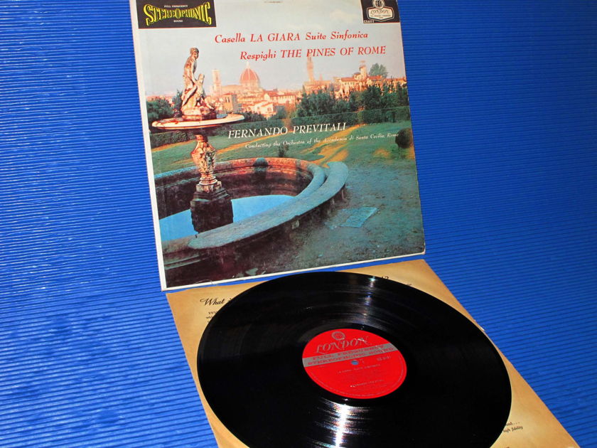 CASELLA/RESPIGHI/Previtali -   -  "La Giara/Pines of Rome" - London 'BB' 1959 early pressing