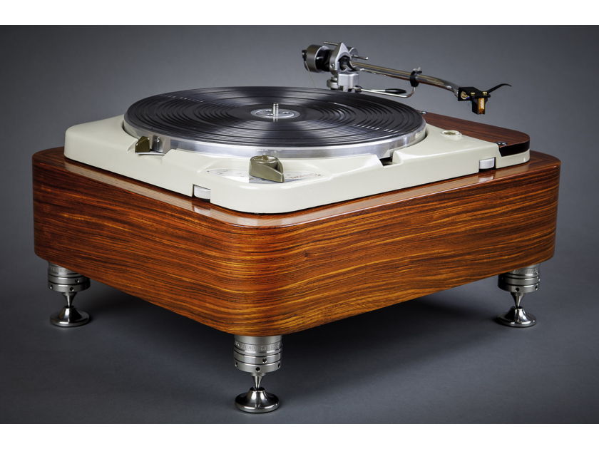 Thorens TD 124 Cocobolo plinth by Woodsong Audio