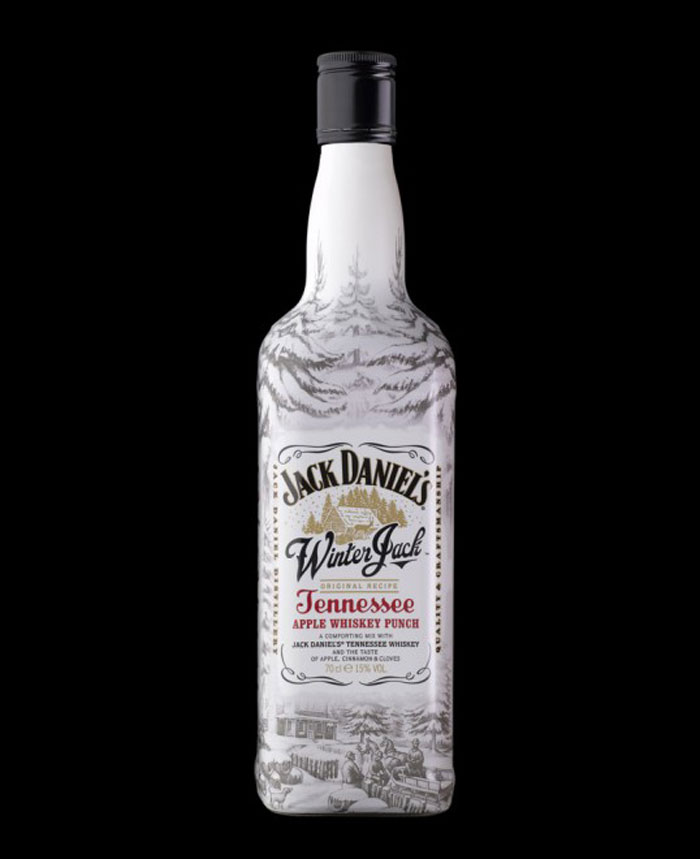 Jack Daniel&amp;#39;s Winter Jack Apple Punch | Dieline - Design, Branding ...