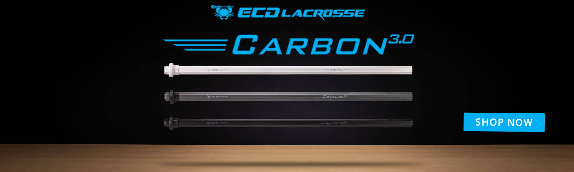 ECD CARBON 3.0 LACROSSE SHAFTS | TOP STRING LACROSSE