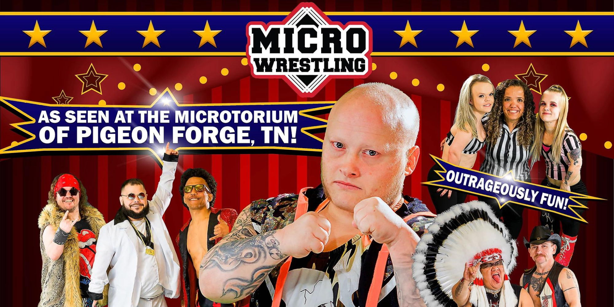Micro Wrestling Invades Ralston, NE! promotional image