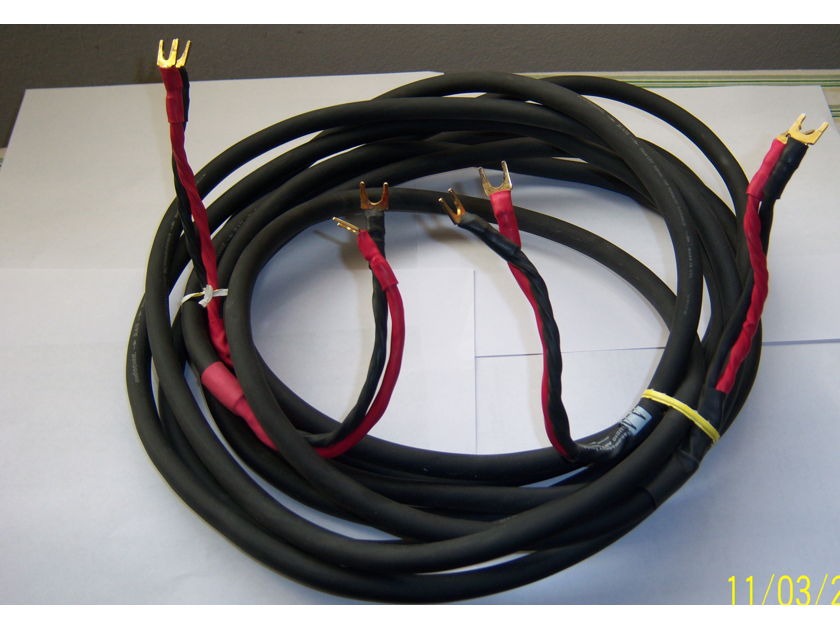 Audioquest Slate  Speaker Cables terminated by Audioadvisor