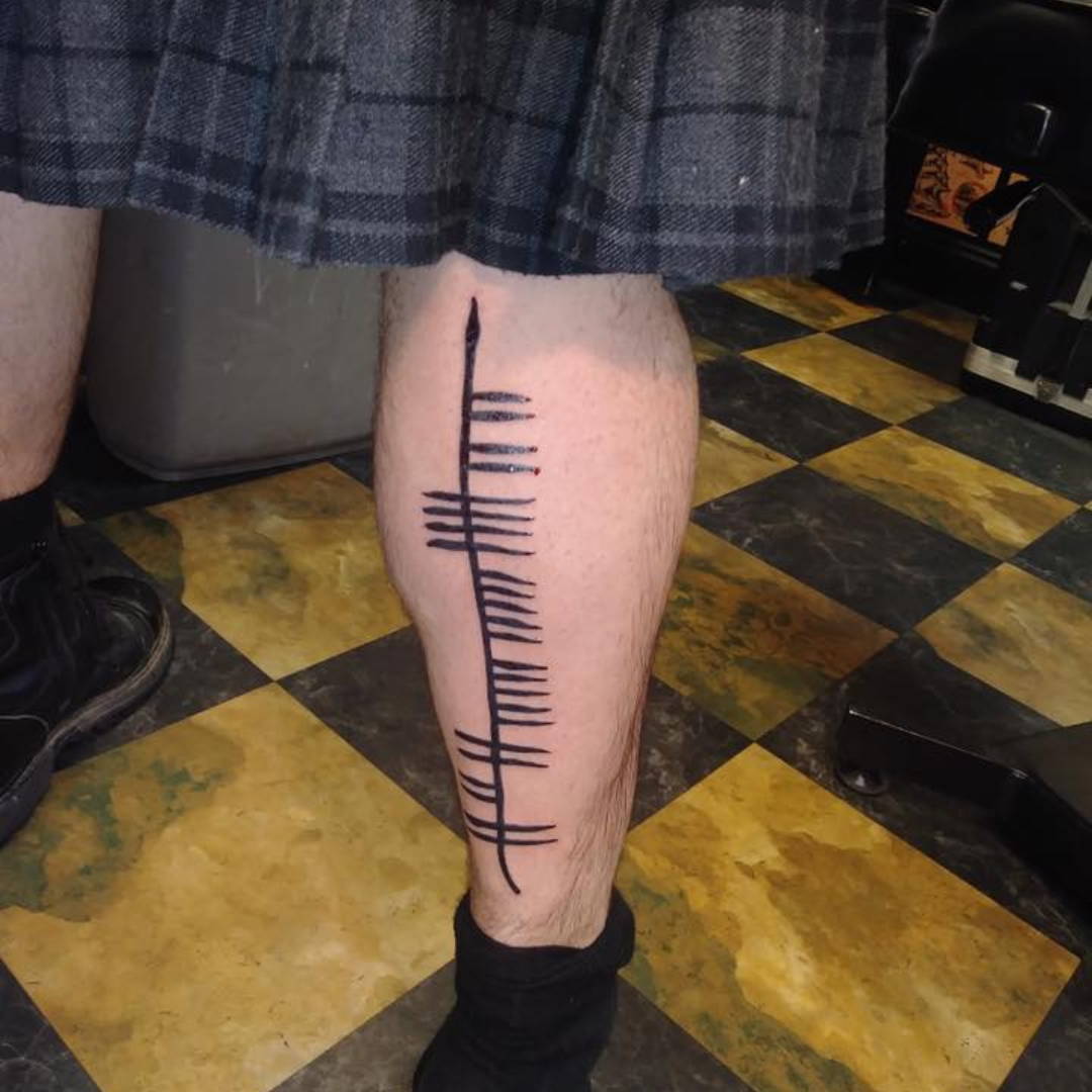 Ogham Tattoo